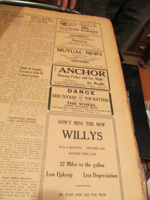 Bolster old Saratoga newspapers