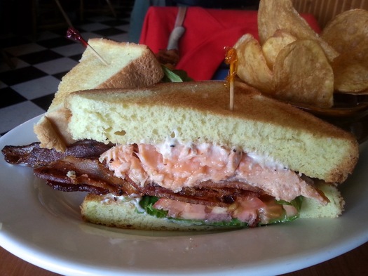 Public House 42 salmon BLT wide