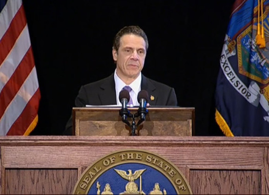 StateofState2016 cuomo interrupt