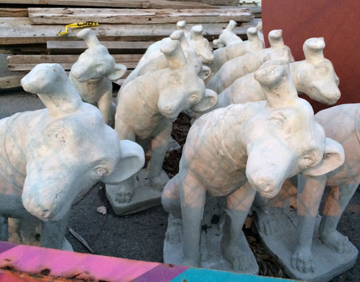 concrete dogs silver fox salvage