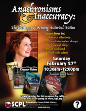 SCPL event poster historical fiction