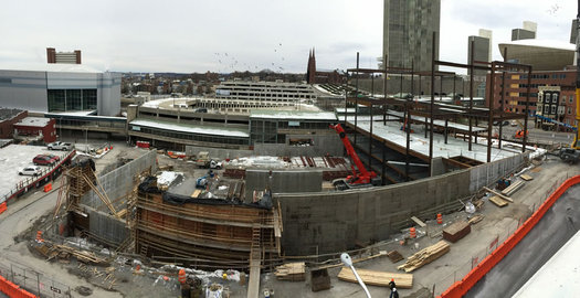 albany convention center construction 2016-02-12