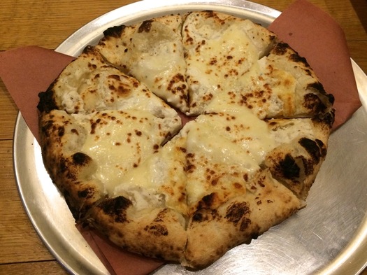 restaurant navona pizza cheese puddle