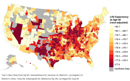 Health Inequality Project map