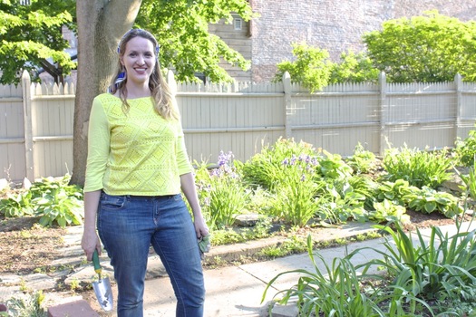 Troy landlord urban gardener Emily Menn