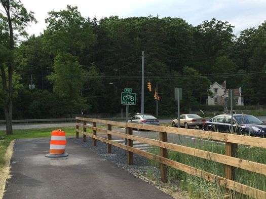 Albany County Rail Trail end point