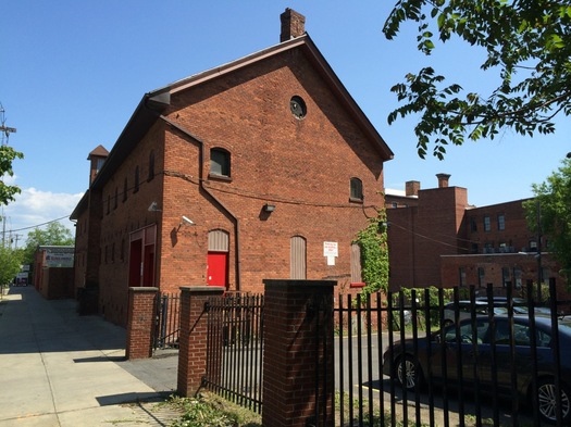 Long Energy site Albany stable building rear 2016-May