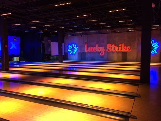 Lucky Strike bowling lanes