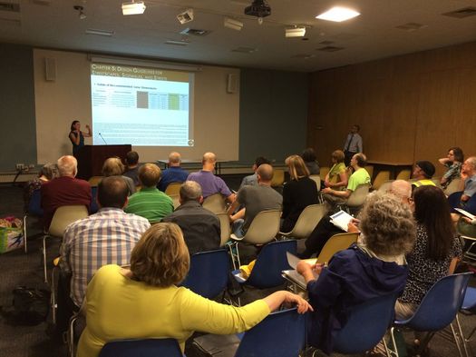 albany complete streets draft meeting crowd