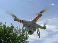 quad copter drone by Flickr user Peter Linehan CC