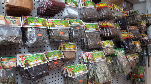 Oaxaquena Triqui interior grocery spices