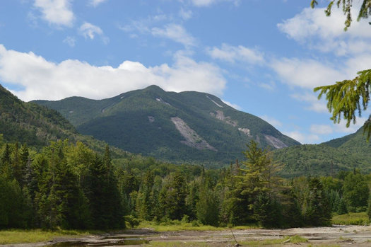 high peak from afar 