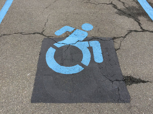 new active people with disabilities symbol Market32 parking lot