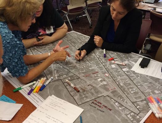 rezone albany downtown ualbany group marking map