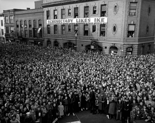 Eisenhower Schenectady campaign stop 1952 NYS Archives