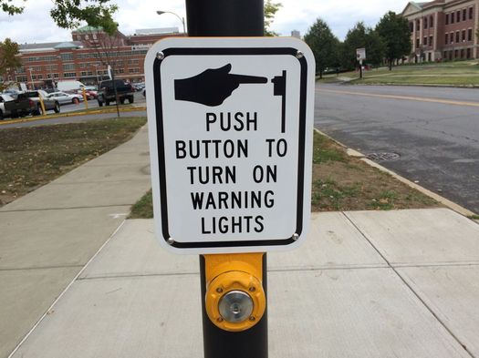 crosswalk new scotland ave warning lights button