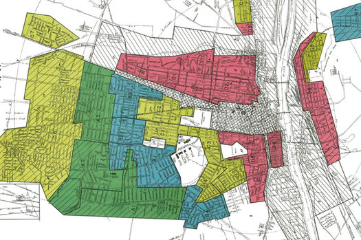 Mapping Inequality HOLC map Albany cropped