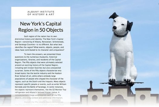 capital region 50 objects online exhibit screengrab