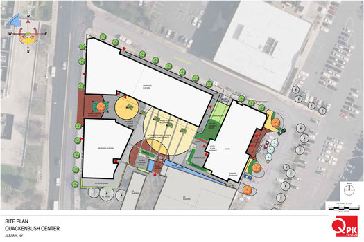 705 Broadway Quackenbush Center site plan