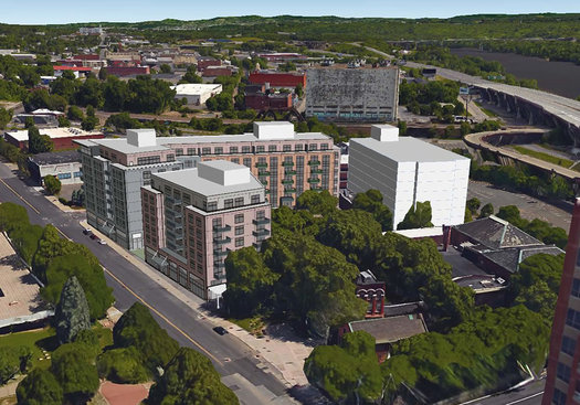 705 Broadway Albany aerial rendering