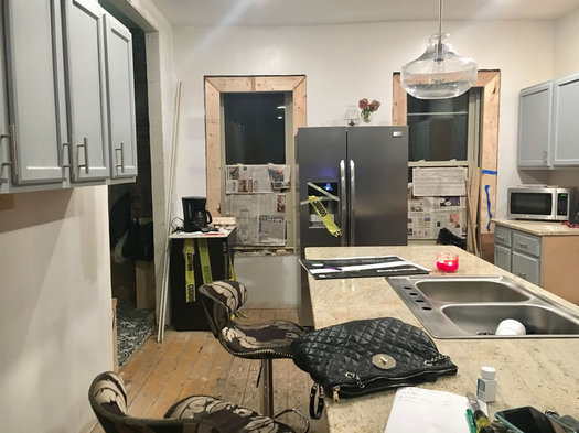 764 Eastern Ave renovation kitchen