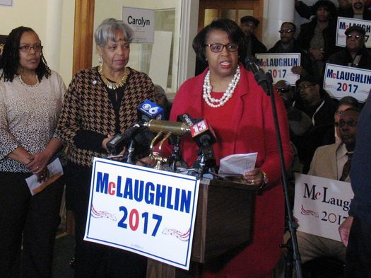 Carolyn McLaughlin Albany mayoral race announce