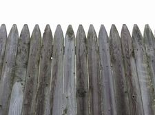 wood stockade style fence