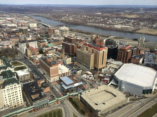 downtown Albany from Corning Tower 2016-March