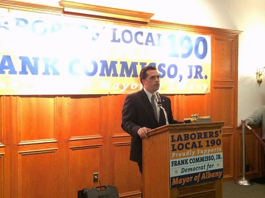 Frank Commisso Jr mayor announce