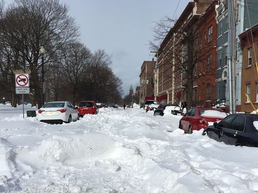 day after 2017 March blizzard Willett Street