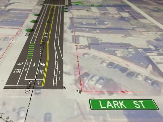 Madison Ave Road Diet phase 2 Lark diagram