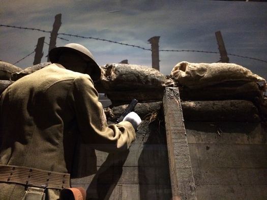 NYS Museum WWI trench