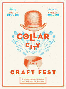 collar city craft fest 2017 poster