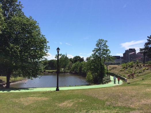 Corning Riverfront Park multi-use path