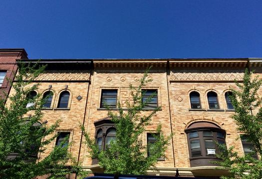 State Street building tops just below Lark