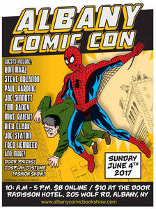 Albany Comic Con 2017 spring poster