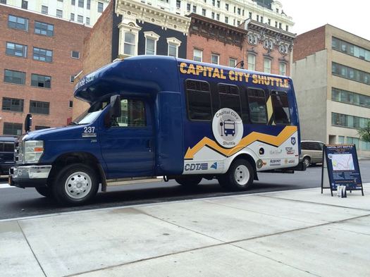 Capital City Shuttle bus