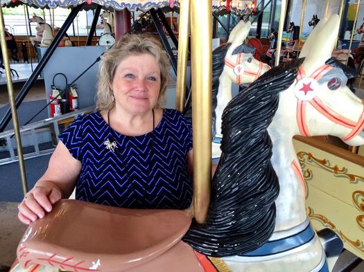 State Museum Carousel operator Ann Winnicki