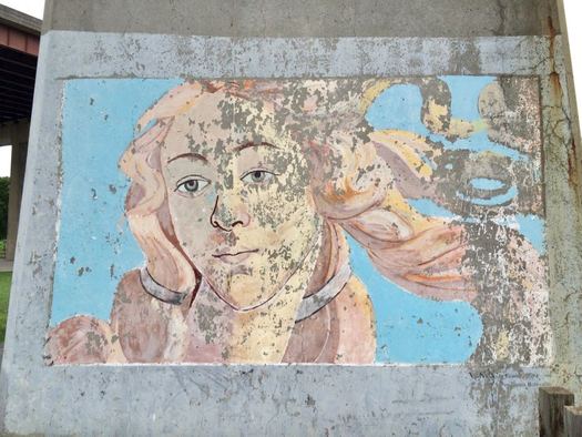 Rensselaer Riverfront Park Venus mural