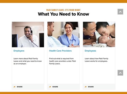 NYS paid family leave explainer site screengrab