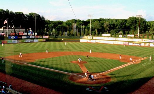 ValleyCats game The Joe early evening