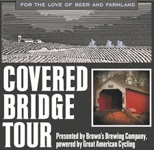 browns brewing covered bridge bike tour 2017