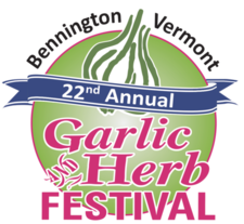 Bennington Vermont Garlic Fest logo 2017