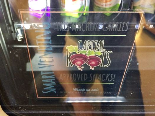 Capital Roots healthy vending machine beet logo