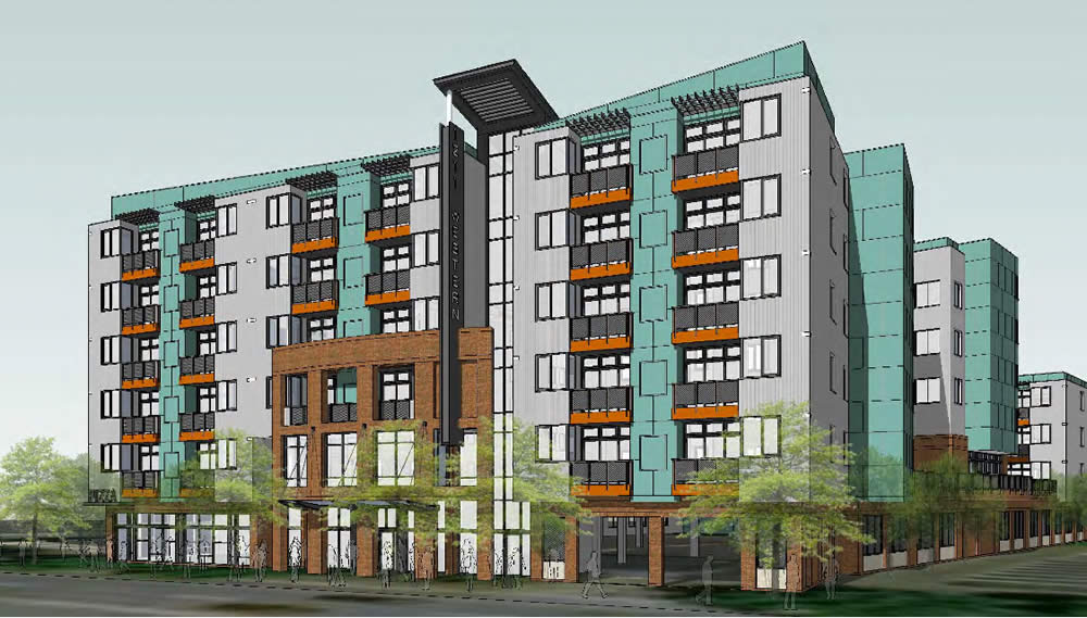 1211 Western Ave dorm rendering