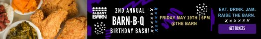 Albany Barn birthday barbecue in-post ad