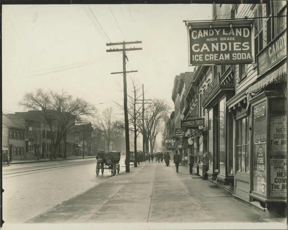 Albany Central Ave west from Northern Boulevard 1920s APL