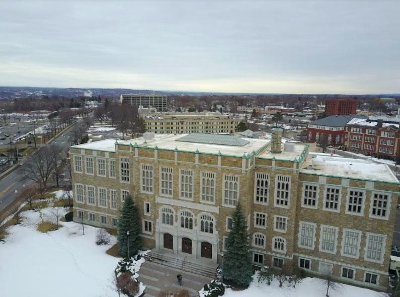 Albany Law aerial 2018-March credit Tim Jackson