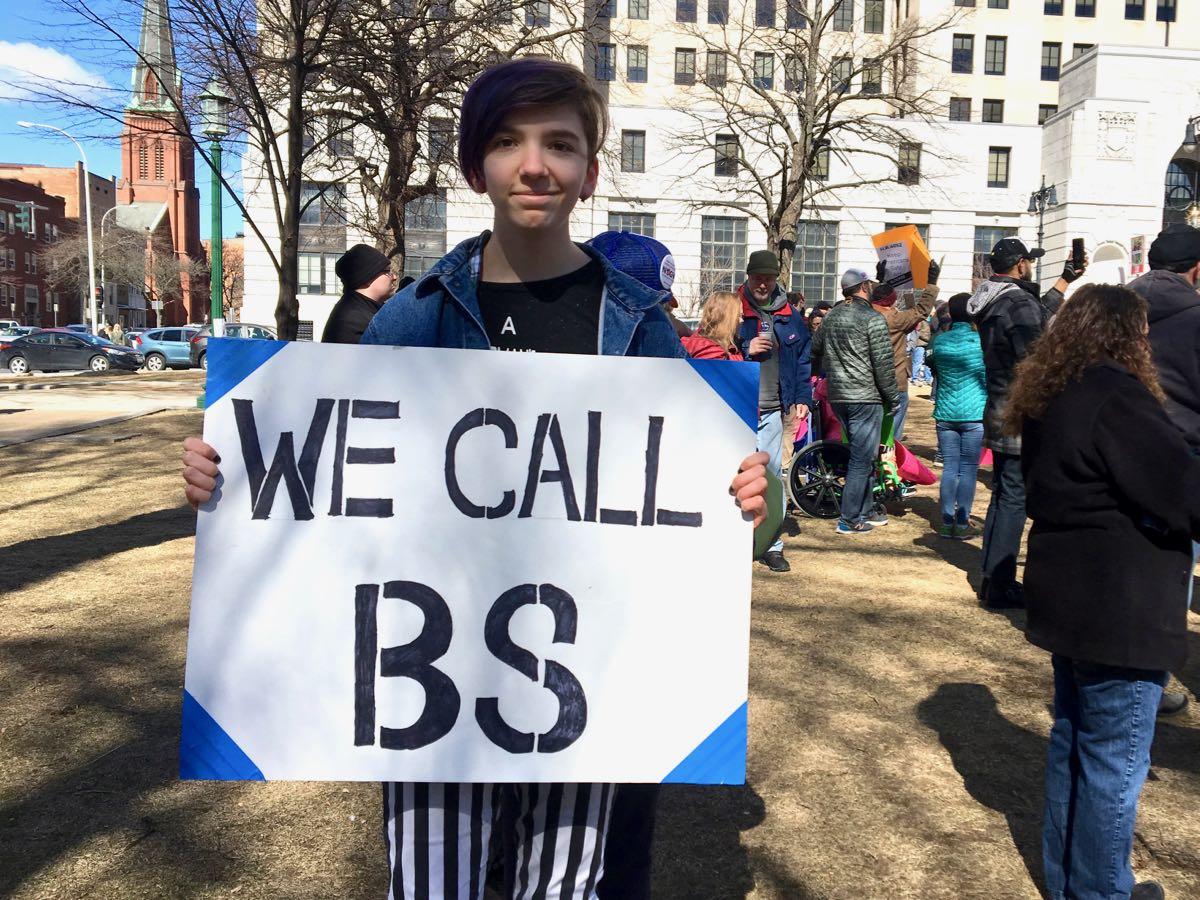 Albany March for Our Lives Sky