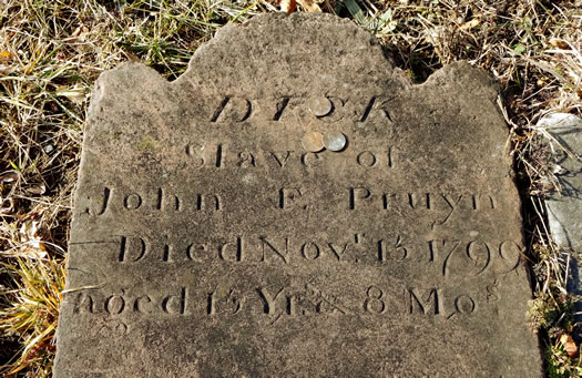 Albany Rural marker Dick Slave of John Pruyn